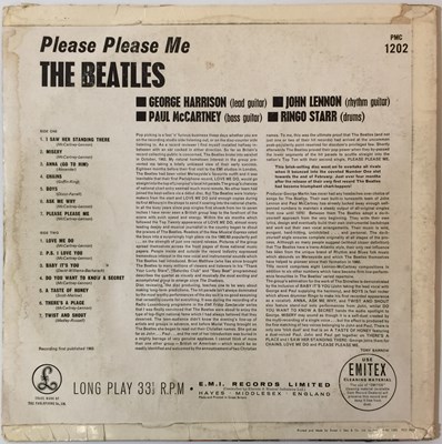 Lot 81 - THE BEATLES - PLEASE PLEASE ME LP (1ST UK 'BLACK AND GOLD' PRESSING - PARLOPHONE PMC 1202)