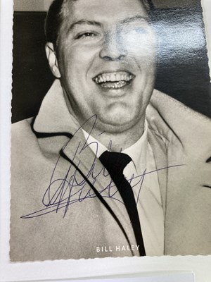 Lot 414 - BILL HALEY - AUTOGRAPH COLLECTION.