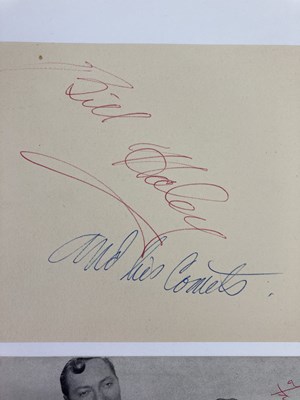 Lot 414 - BILL HALEY - AUTOGRAPH COLLECTION.