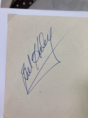 Lot 414 - BILL HALEY - AUTOGRAPH COLLECTION.