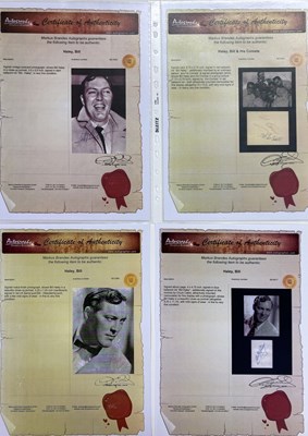 Lot 414 - BILL HALEY - AUTOGRAPH COLLECTION.