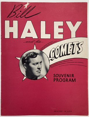 Lot 417 - BILL HALEY - SIGNED US CONCERT PROGRAMME.