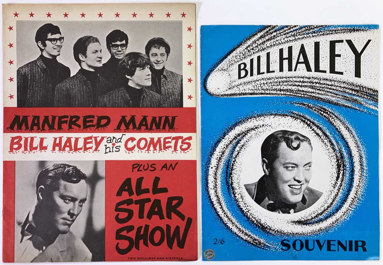 Lot 419 - BILL HALEY - A PAIR OF SIGNED ORIGINAL CONCERT PROGRAMMES.