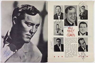 Lot 419 - BILL HALEY - A PAIR OF SIGNED ORIGINAL CONCERT PROGRAMMES.