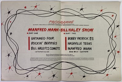 Lot 419 - BILL HALEY - A PAIR OF SIGNED ORIGINAL CONCERT PROGRAMMES.