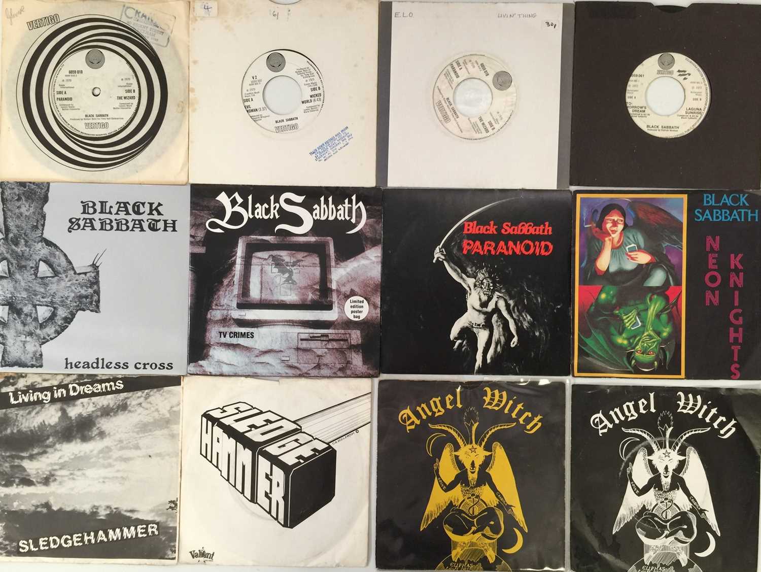 Lot 957 - HEAVY ROCK / METAL - 7" COLLECTION