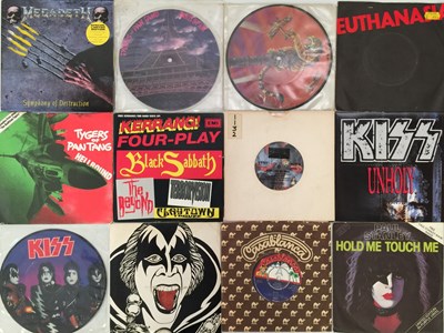 Lot 957 - HEAVY ROCK / METAL - 7" COLLECTION