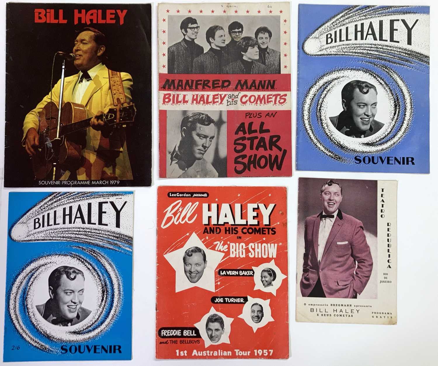 Lot 424 - BILL HALEY - CONCERT PROGRAMMES INC BRAZIL.