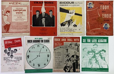 Lot 427 - ROCK AND ROLL SONGBOOKS AND SHEET MUSIC.