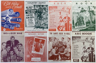 Lot 427 - ROCK AND ROLL SONGBOOKS AND SHEET MUSIC.