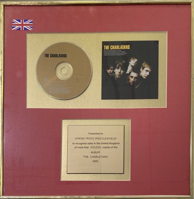 Lot 94 - THE CHARLATANS - SELF TITLED ALBUM CD AWARD.