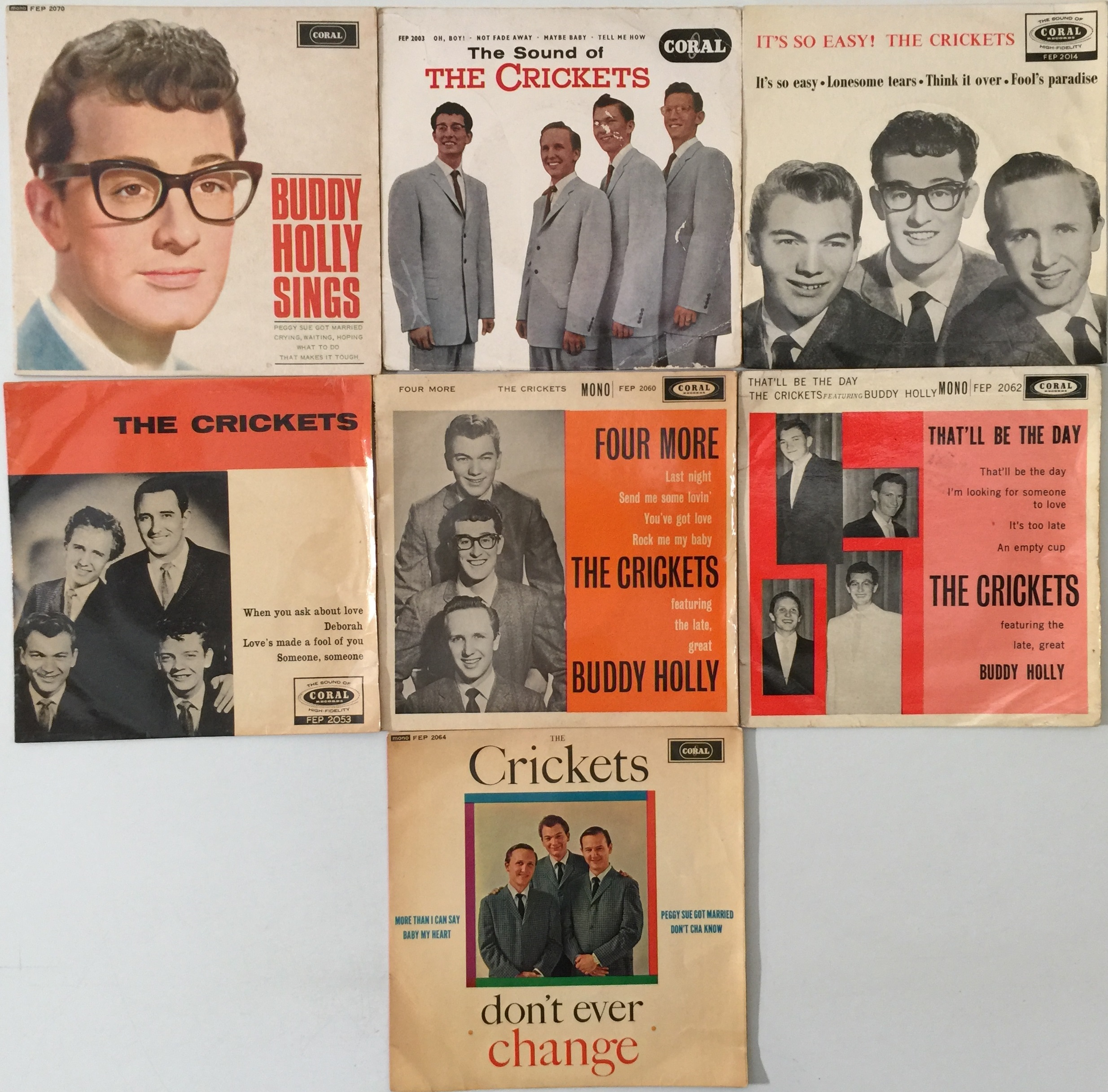 Lot 1005 Buddy Holly Uk Ep Collection