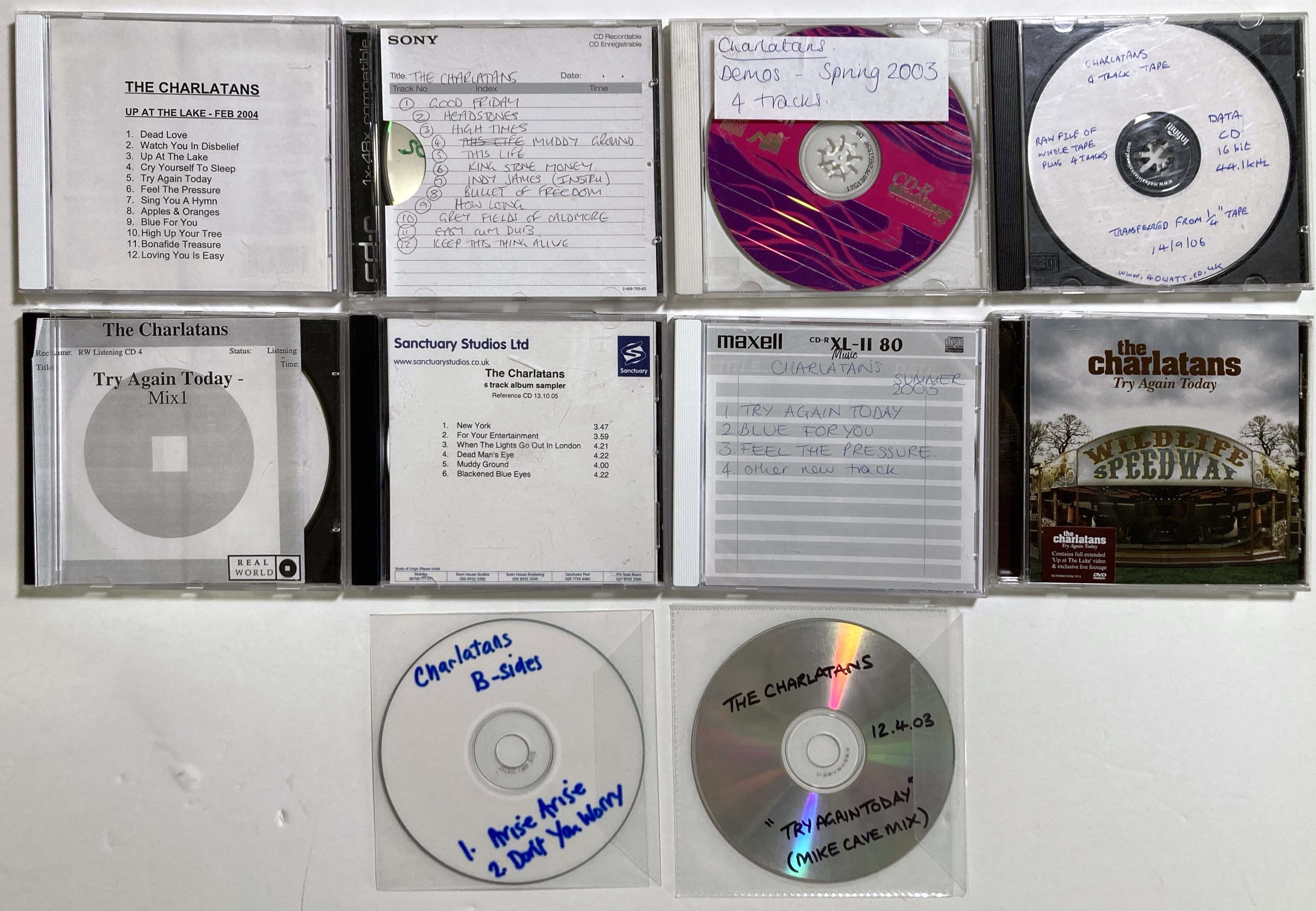 Lot 99 - THE CHARLATANS - CD DEMOS.