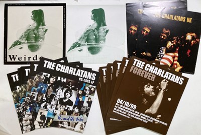 Lot 107 - THE CHARLATANS - VINYL PACK WITH COVER SLICKS.