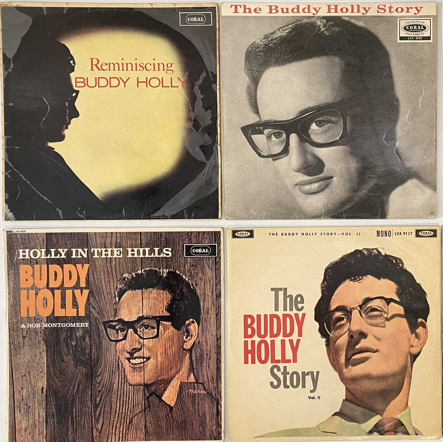 Lot 1260 - BUDDY HOLLY/CRICKETS - LP COLLECTION