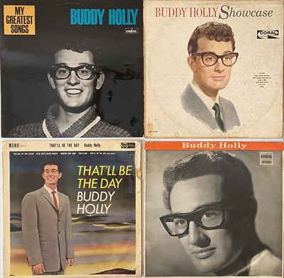 Lot 1260 - BUDDY HOLLY/CRICKETS - LP COLLECTION