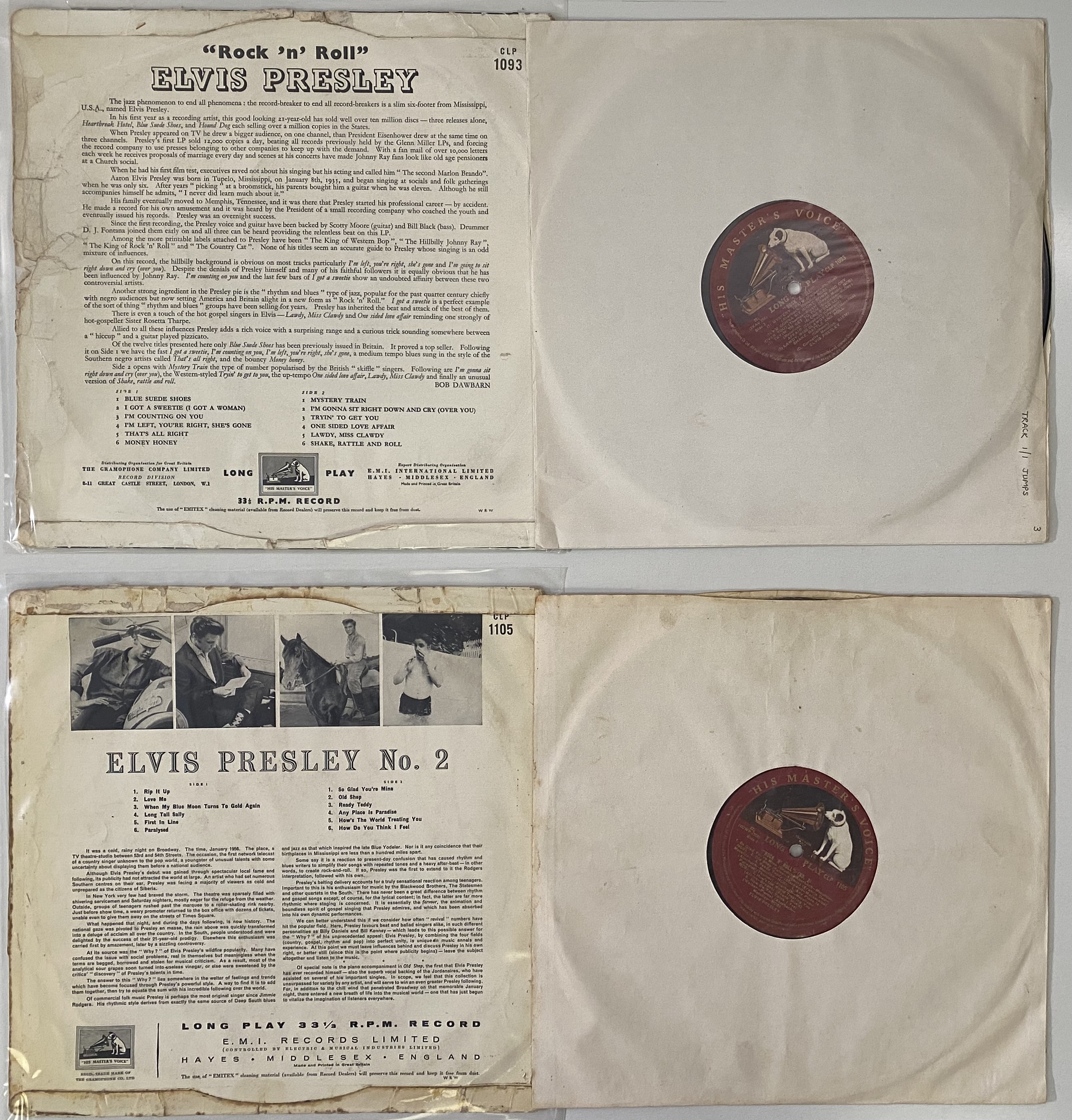 Lot 1021 - ELVIS PRESLEY - ROCK 'N' ROLL NO. 1 & 2 -