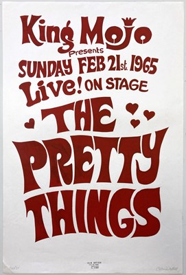 Lot 169 - THE PRETTY THINGS - LIMITED EDITION COLIN DUFFIELD POSTER PRINT.