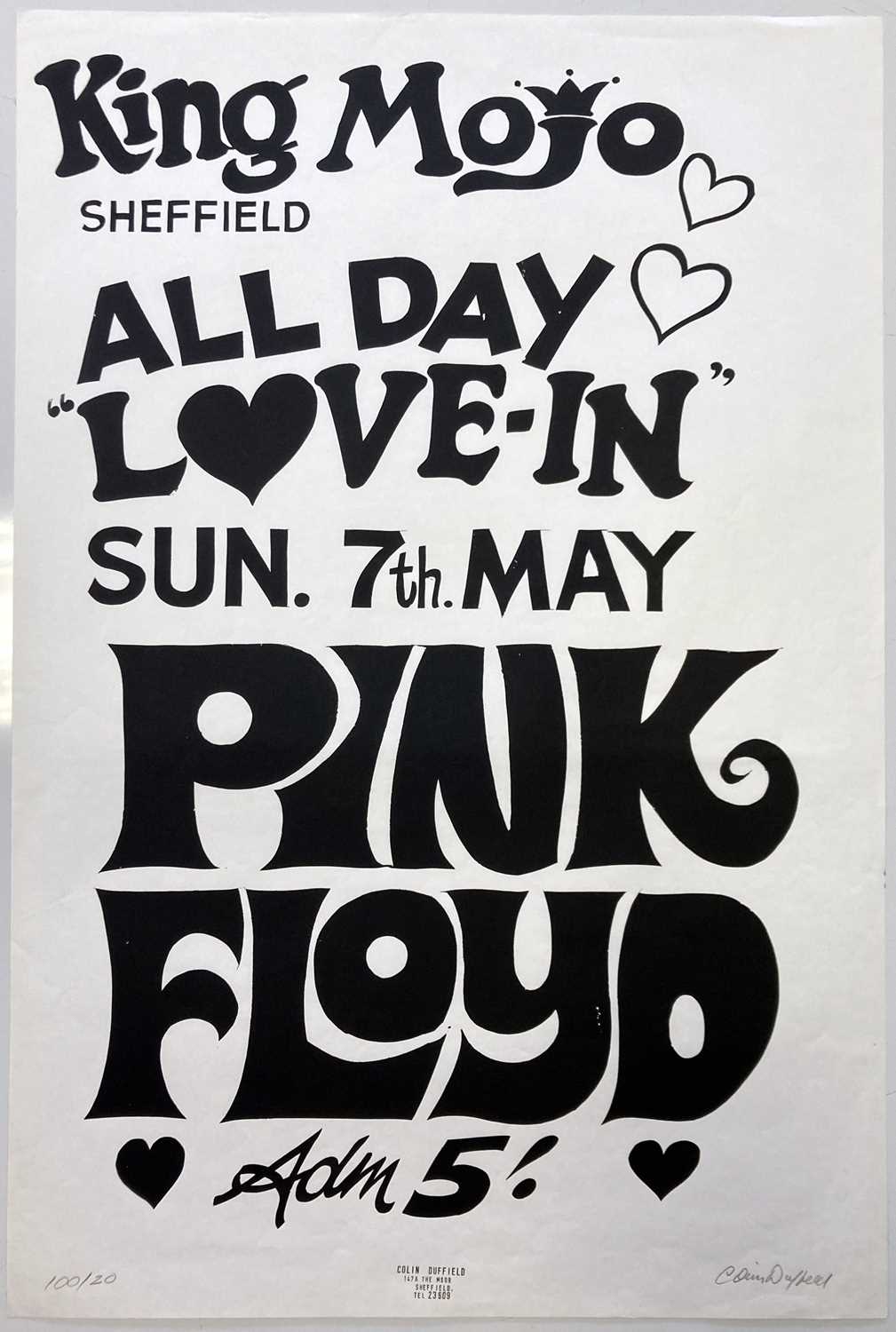 Lot 230 - PINK FLOYD - COLIN DUFFIELD REPRODUCTION POSTER PRINT.