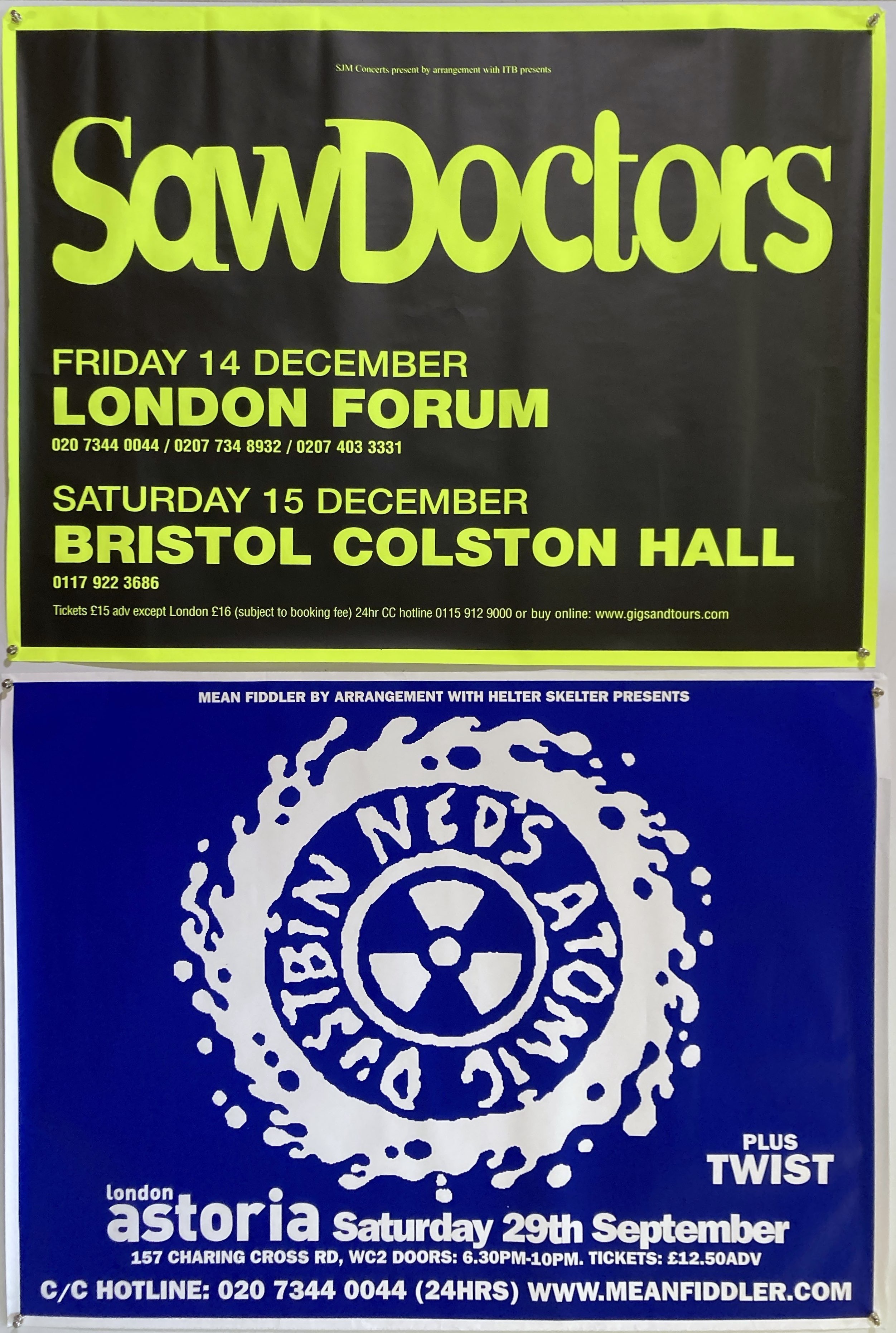 Lot 254 - 90S/00S CONCERT POSTERS INC NED'S ATOMIC
