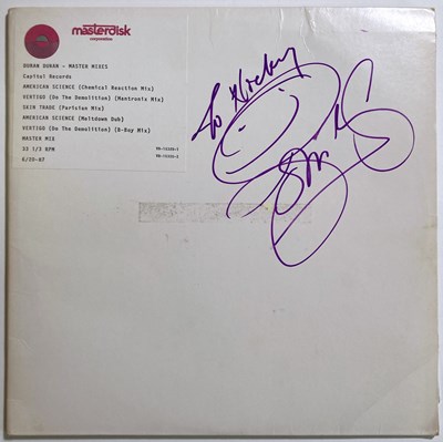 Lot 329 - DURAN DURAN - SIGNED 'MASTERMIXES'