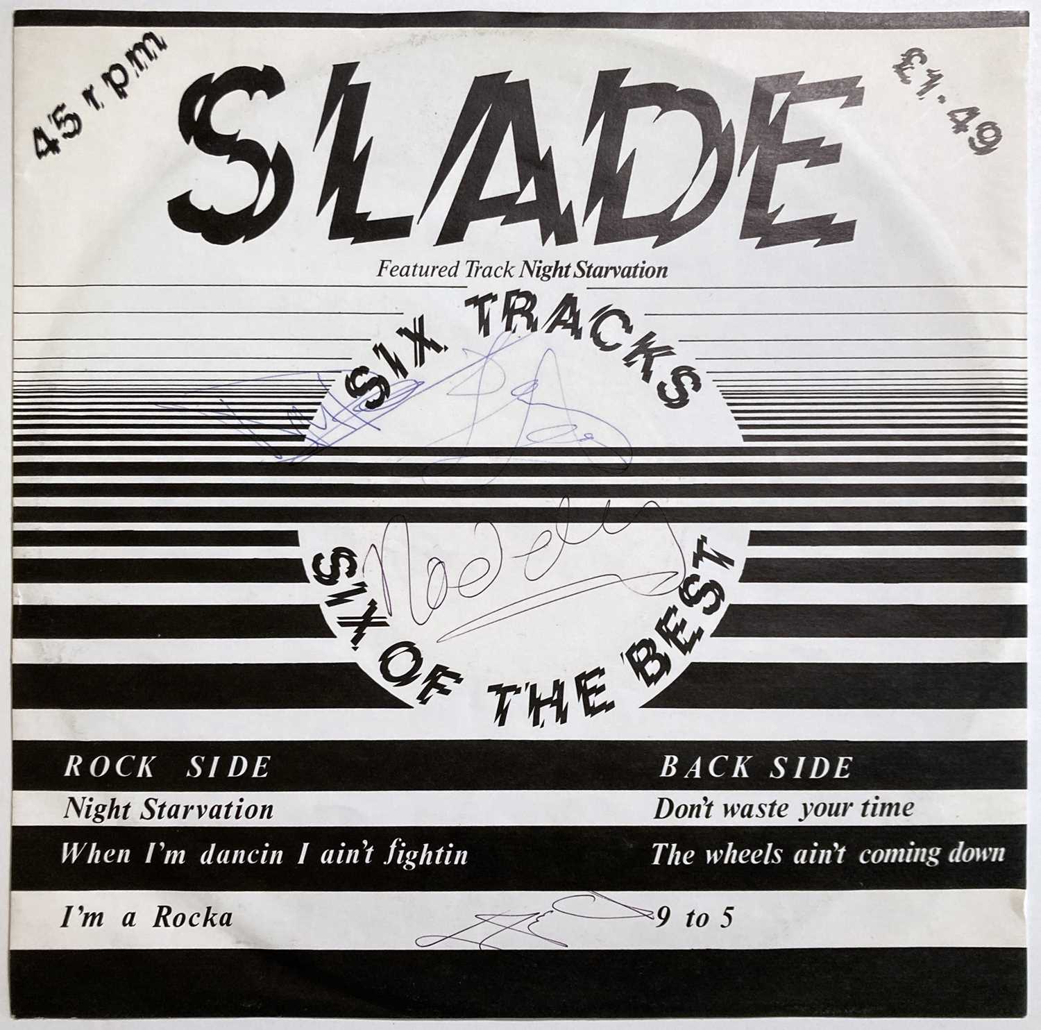 Lot 332 - SLADE - SIGNED 12".