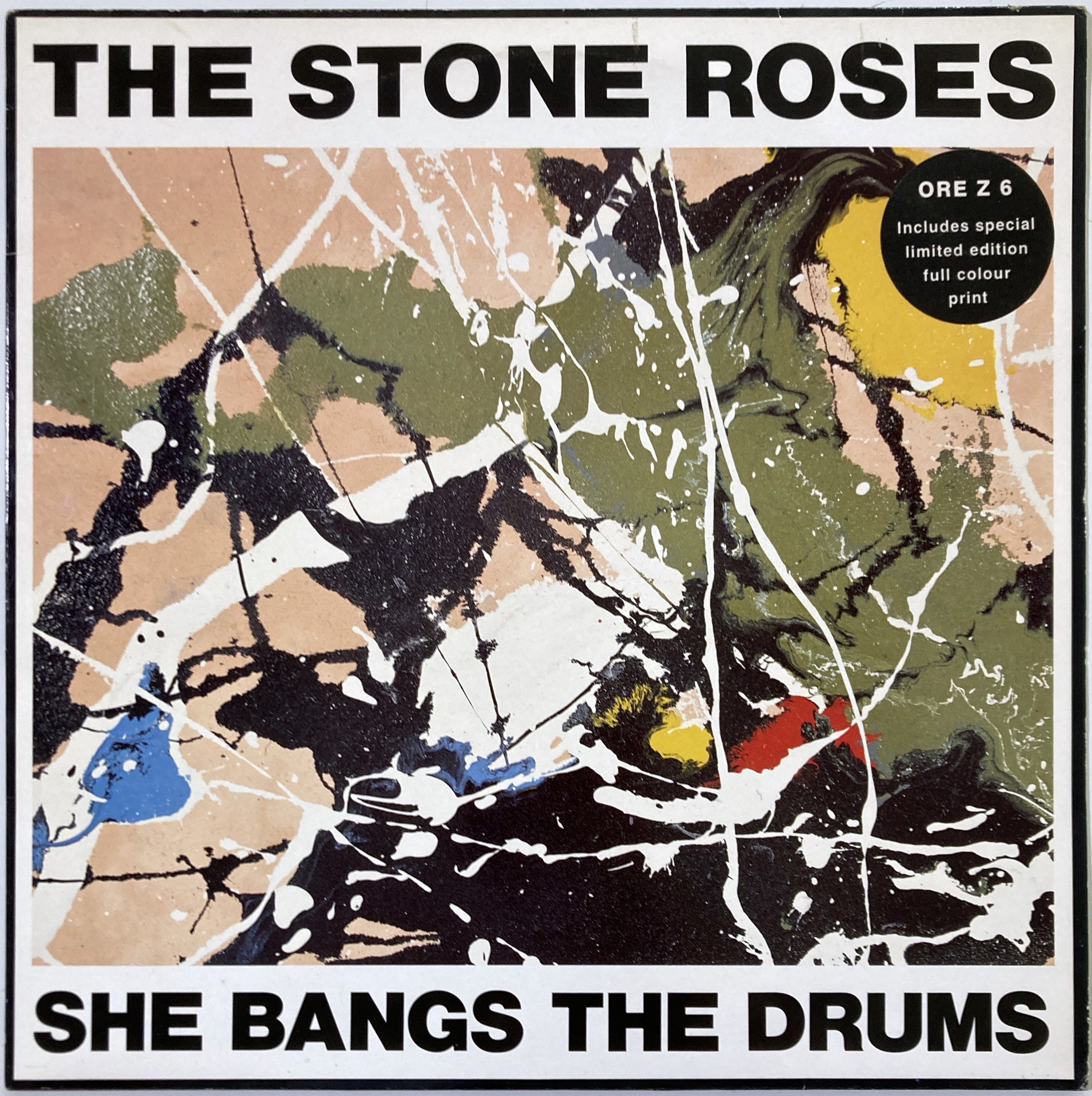 Lot 447 - THE STONE ROSES - SIGNED LP.