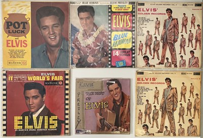 Lot 1254 - ELVIS PRESLEY - RCA 'RED AND SILVER SPOT' LP COLLECTION
