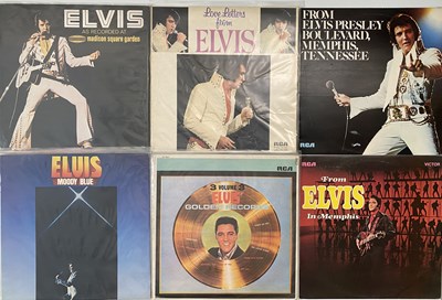 Lot 1253 - ELVIS PRESLEY - 'ORANGE RCA VICTOR' LABEL LPs