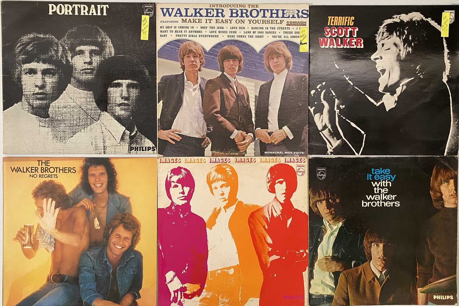 Lot 888 - SCOTT WALKER/ WALKER BROS - LP COLLECTION