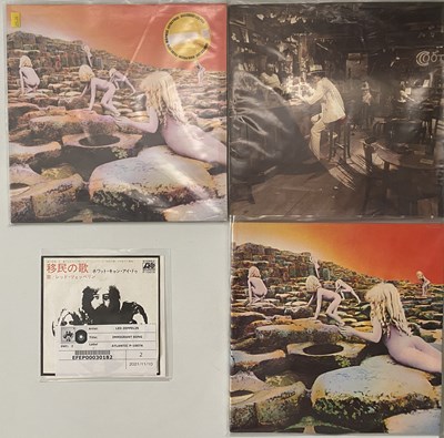 Lot 1041 - LED ZEPPELIN - STUDIO LP COLLECTION PLUS IMMIGRANT SONG JAPANESE 7"