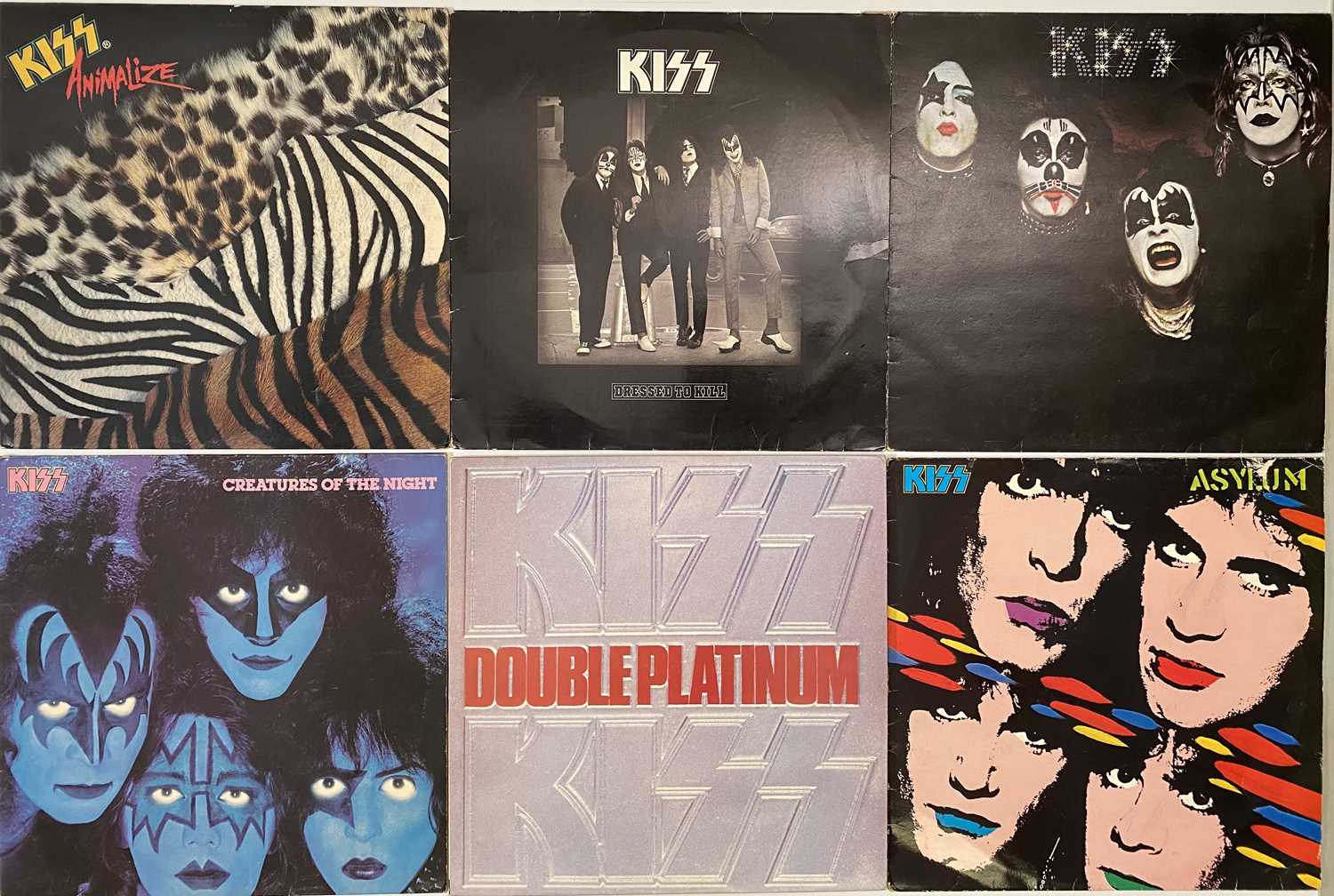 Lot 1122 - KISS AND RELATED  - LP/ 12" COLLECTION