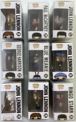 Lot 560 - THE BEATLES / POP CULTURE - FUNK POP FIGURINES.