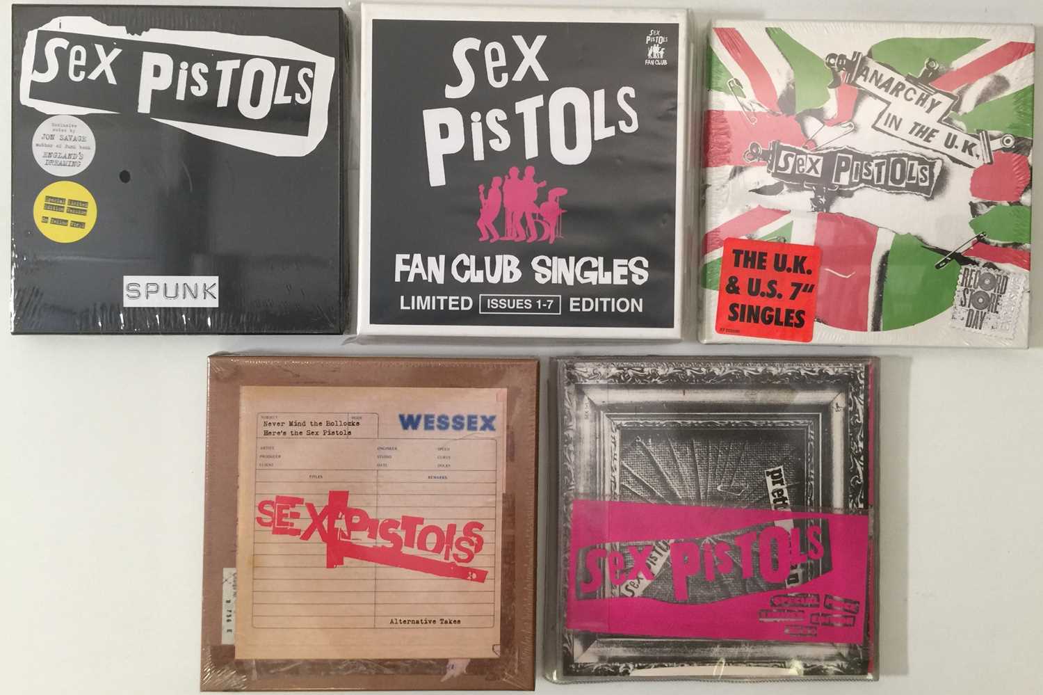 Lot 1089 The Sex Pistols 7 Box Set With 