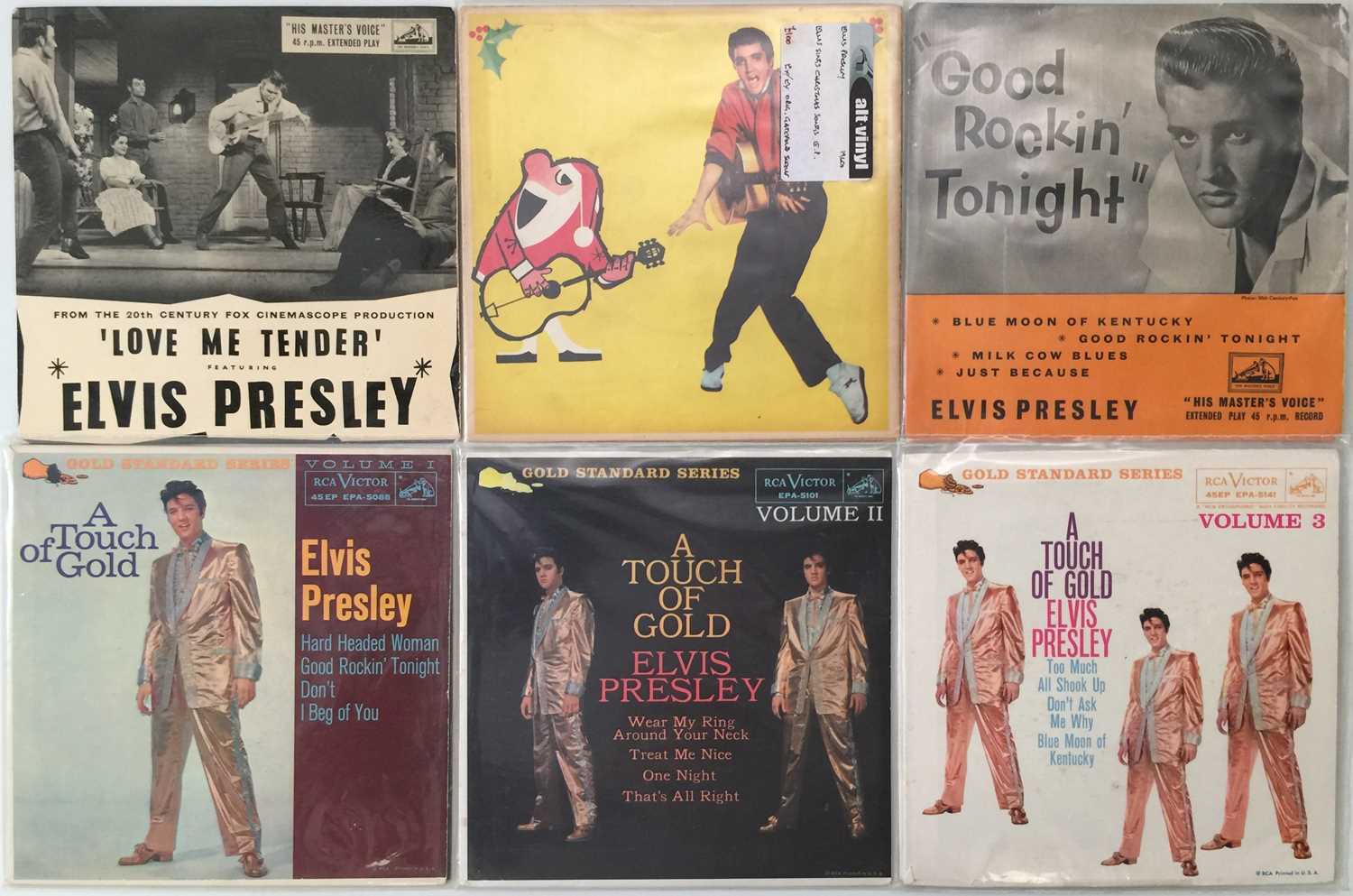 Lot 1134 - ELVIS PRESLEY - 7" EP PACK