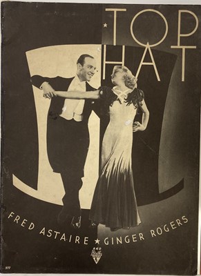 Lot 117 - FRED ASTAIRE ORIGINAL 'TOP HAT' PROMOTIONAL MATERIALS
