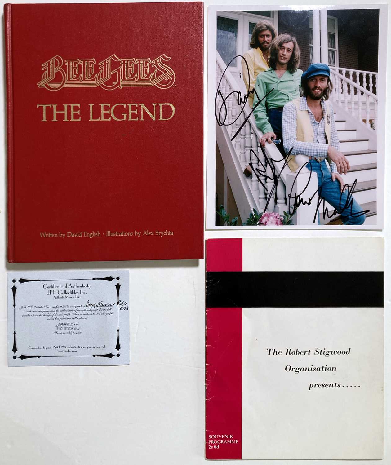Lot 115 - THE BEE GEES - EARLY CONCERT PROGRAMME AND 1979 SPECIAL EDITION BOOK.