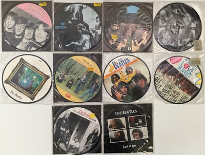 Lot 1149 - THE BEATLES - PICTURE DISC COMPLETE 7" COLLECTION