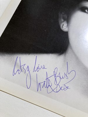 Lot 346 - KATE BUSH - SIGNED 8 X 10" PHOTO.