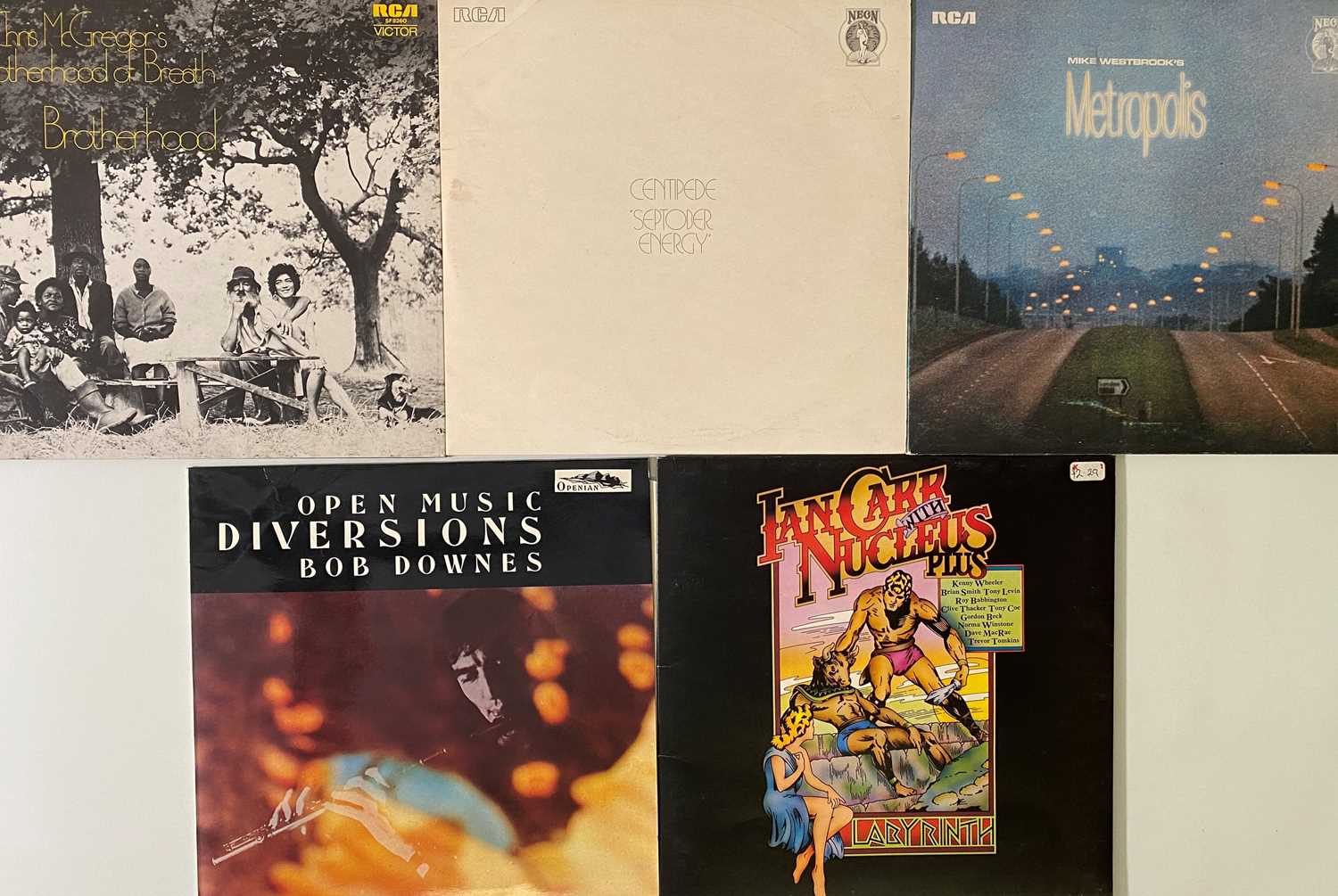 Lot 206 - BRITISH - CONTEMPORARY/FREE/ FUSION JAZZ - LPs