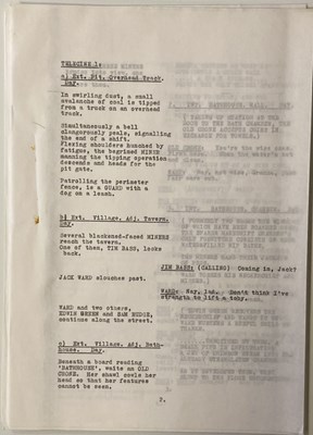 Lot 127 - DOCTOR WHO MARK OF THE RANI PART ONE ORIGINAL SCRIPT