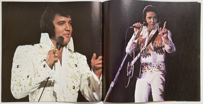 Lot 435 - ELVIS - RARE 1975 HILTON SOUVENIR MENU.