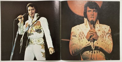 Lot 435 - ELVIS - RARE 1975 HILTON SOUVENIR MENU.