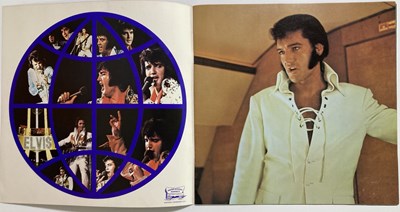 Lot 435 - ELVIS - RARE 1975 HILTON SOUVENIR MENU.