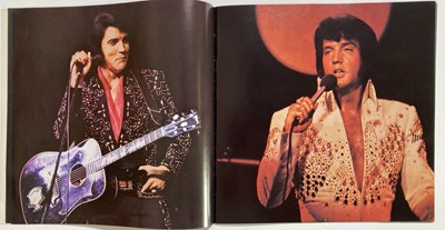 Lot 435 - ELVIS - RARE 1975 HILTON SOUVENIR MENU.