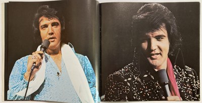 Lot 435 - ELVIS - RARE 1975 HILTON SOUVENIR MENU.