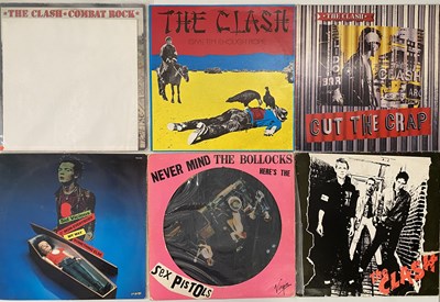 Lot 1218 - RAMONES / THE CLASH / SEX PISTOLS / BUZZCOCKS - 7" & LP COLLECTION