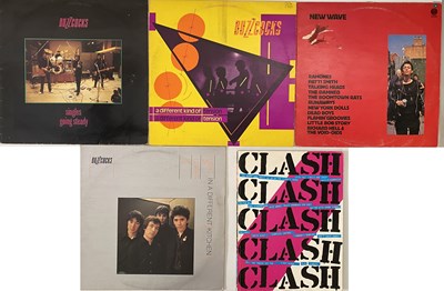 Lot 1218 - RAMONES / THE CLASH / SEX PISTOLS / BUZZCOCKS - 7" & LP COLLECTION