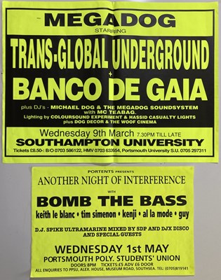 Lot 266 - 1990S POSTERS INC THE SHAMEN / THE ORB / AUTECHRE.