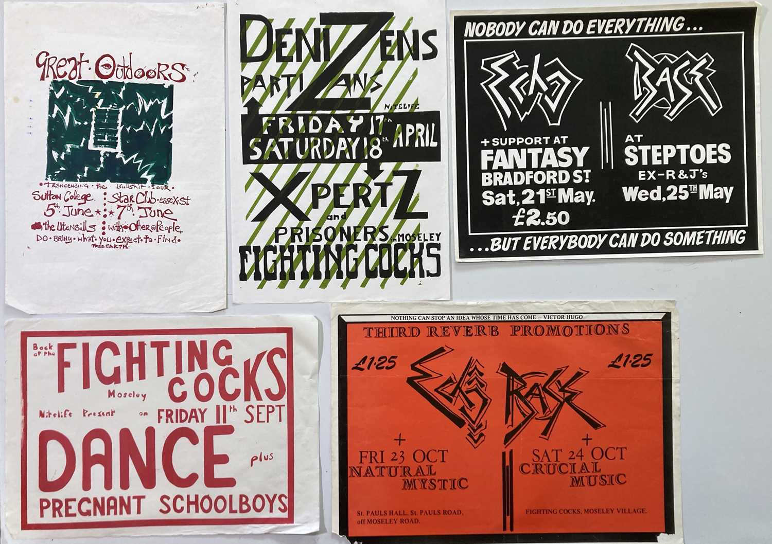 Lot 276 BIRMINGHAM CONCERT POSTER ARCHIVE.